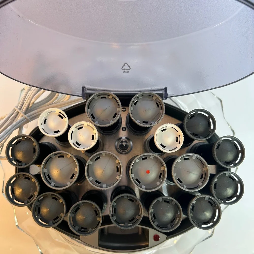 Remington KF-201 Electric Hair Setter Rollers‎ Hot Curler 19 Rollers NO CLIPS